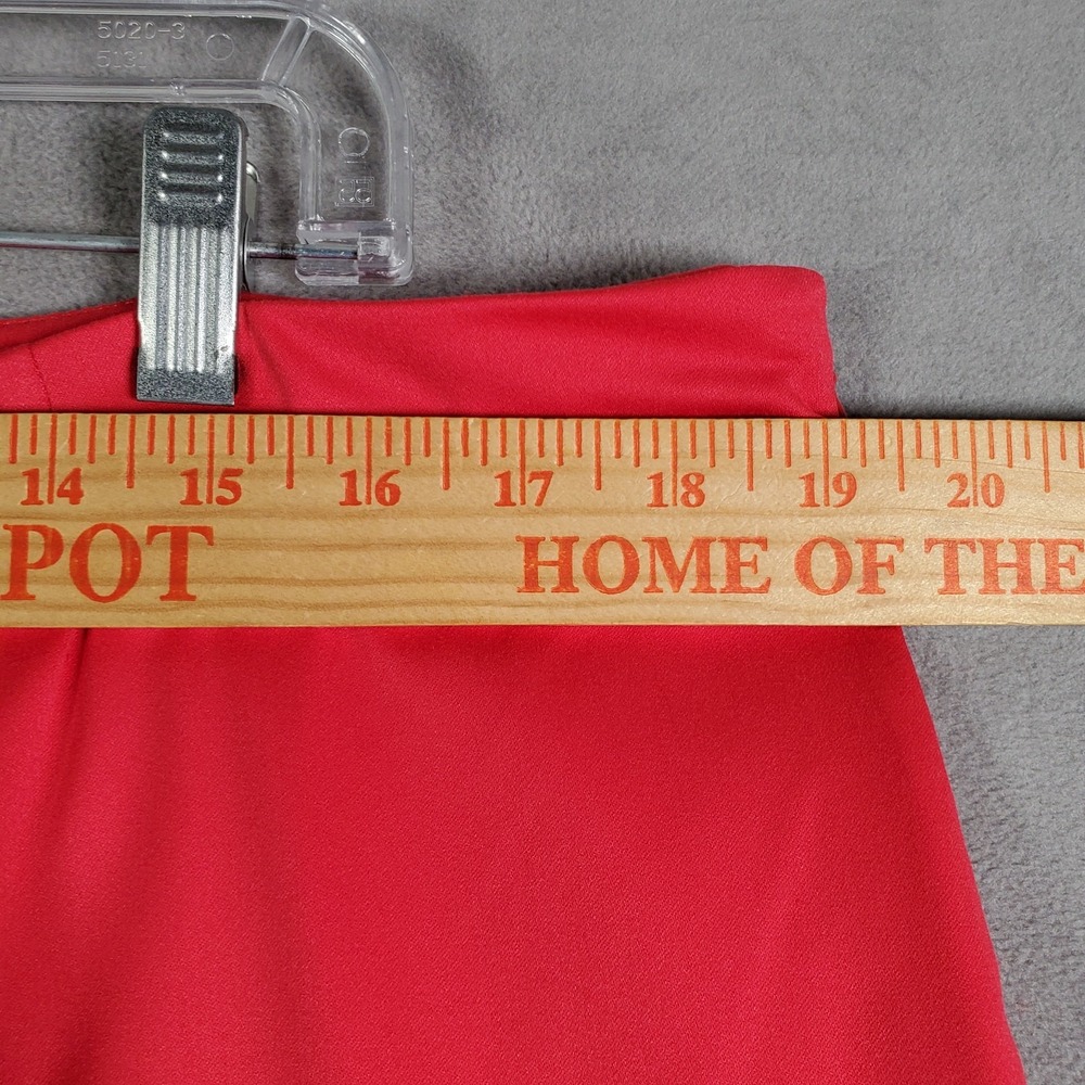 Peace of Cloth Pants Womens‎ 16 Red Straight Leg Career Dress USA Made Classic - Picture 4 of 9